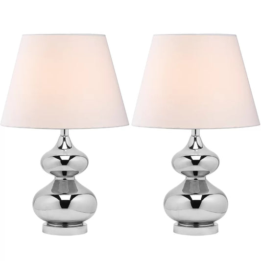 Pluto 60.96cm Blue Table Lamp Set (Set of 2)