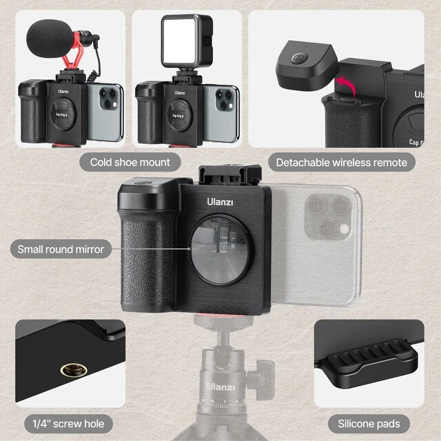 Cap Grip II Handheld Selfie Booster by Ulanzi