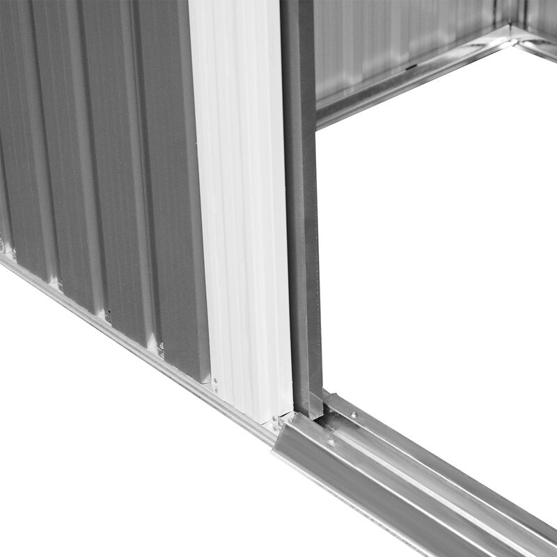 Artavious 9 ft. W x 7 ft. D Metal Flat Tool Shed