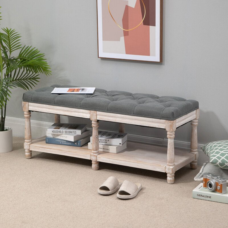 Mae Upholstered Storage Bench