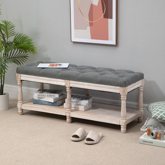 Mae Upholstered Storage Bench