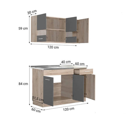Popa 84cm Kitchen Pantry