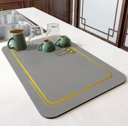 Large Kitchen Absorbent Draining Mat