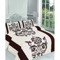 Hiroko Cotton Blend, Polyester Damask Duvet Cover Set with Pillowcases