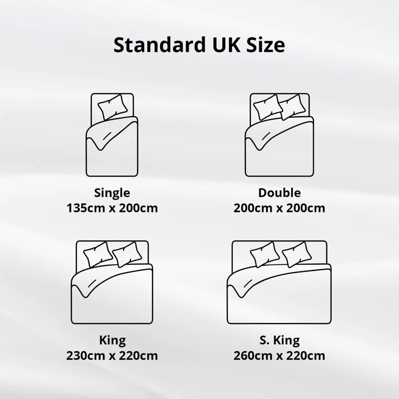 Hollowfiber 13.5 Quilted Duvet All Year Around Tog