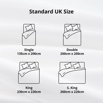 Hollowfiber 13.5 Quilted Duvet All Year Around Tog