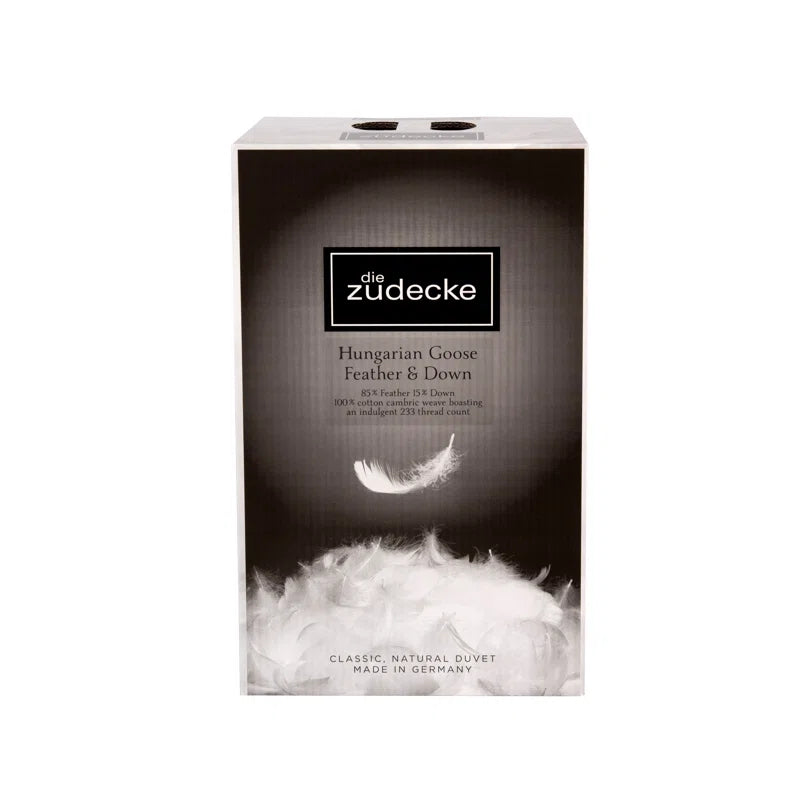 Hungarian Luxury Goose Feather & Down 13.5tog Duvet Downpass Certified - Hypoallergenic
