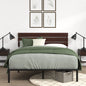 Steens Modern Bed Frame with Bamboo Slatted Headboard