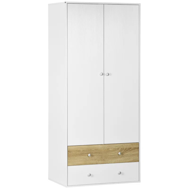 Karalin 2 Door Manufactured Wood Wardrobe