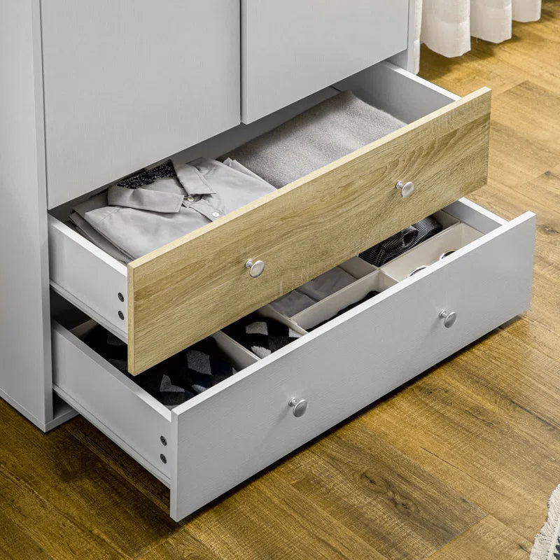 Karalin 2 Door Manufactured Wood Wardrobe