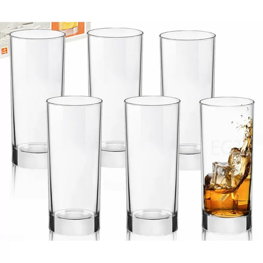 Bormioli Rocco Cortina 12 - Piece 275ml Glass Drinking Glass Glassware Set (Set of 12)