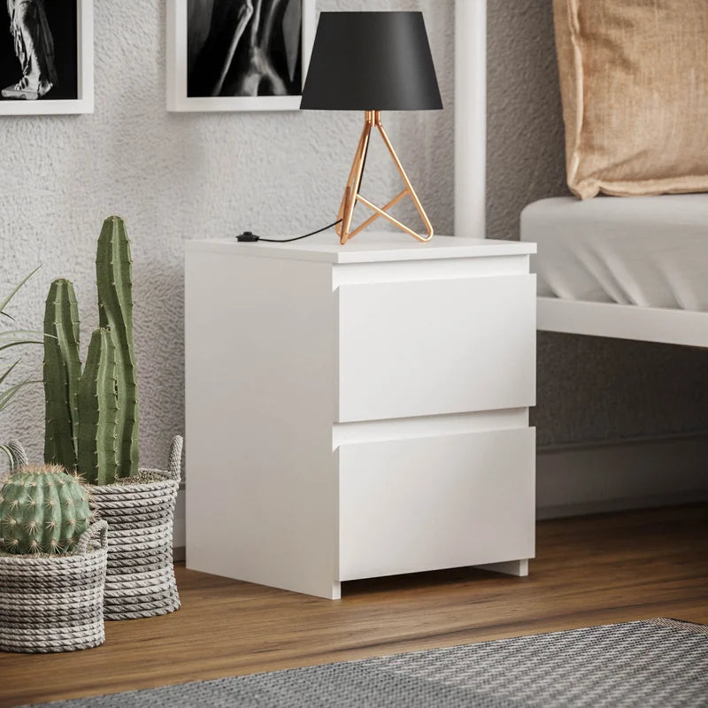 Cunha Manufactured Wood Bedside Table