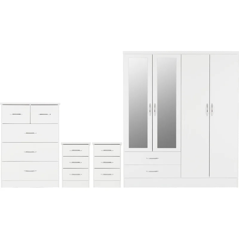 Cascio 4 Piece Bedroom Set
