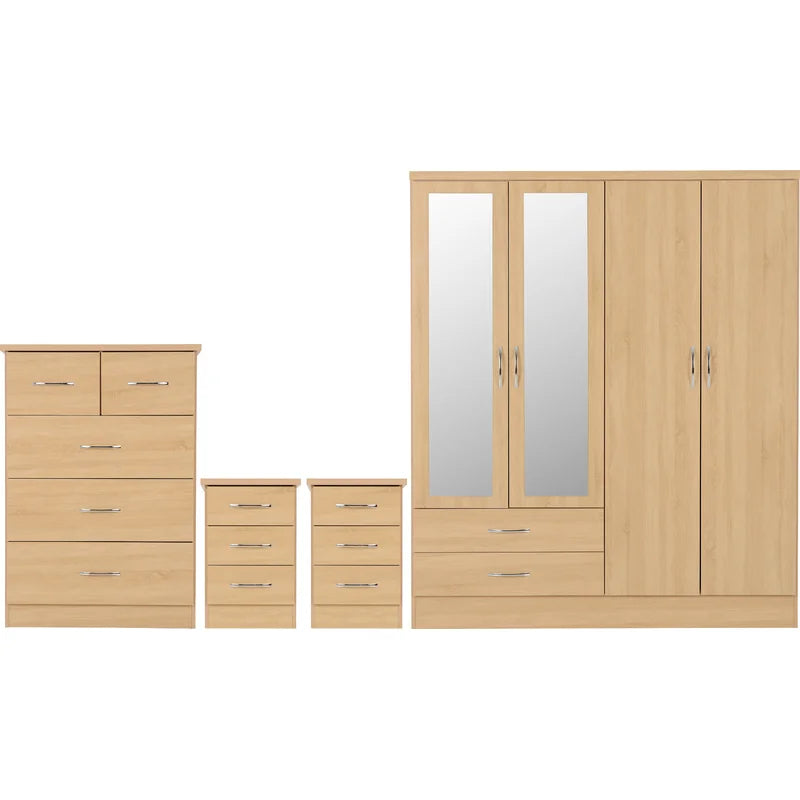 Cascio 4 Piece Bedroom Set