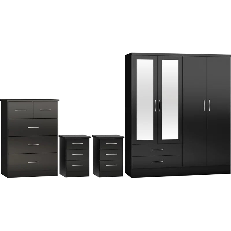 Cascio 4 Piece Bedroom Set