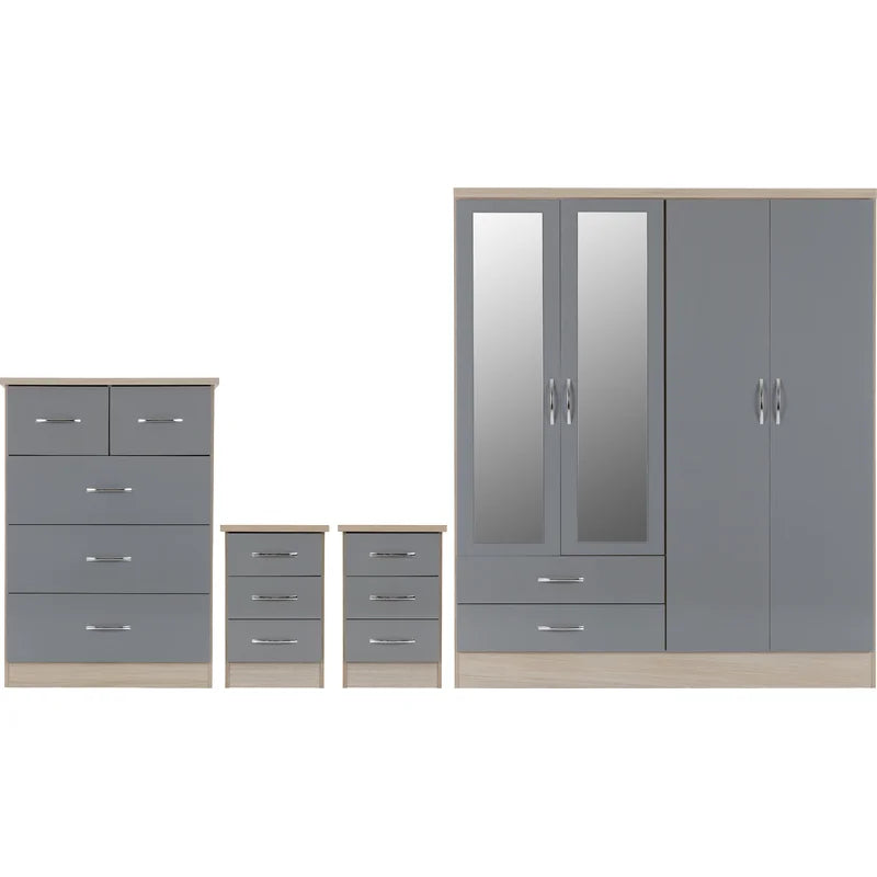 Cascio 4 Piece Bedroom Set