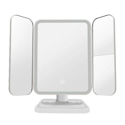 LED Trifold Makeup Mirror