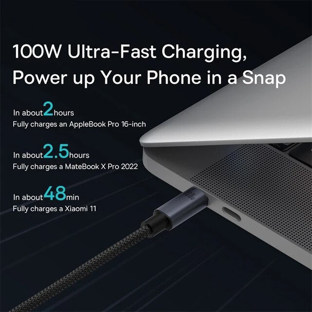 Baseus USB Cable (USB C) 100w