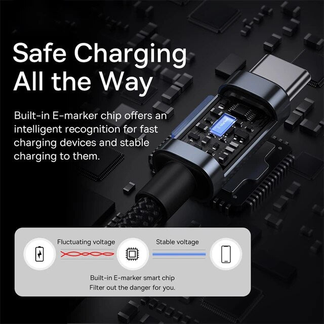 Baseus USB Cable (USB C) 100w