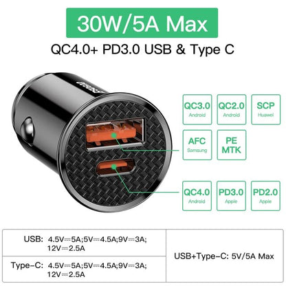 Baseus 30W USB Car Charger
