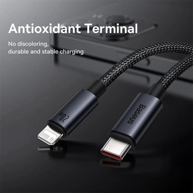 Baseus PD 20W USB C Cable For iPhone
