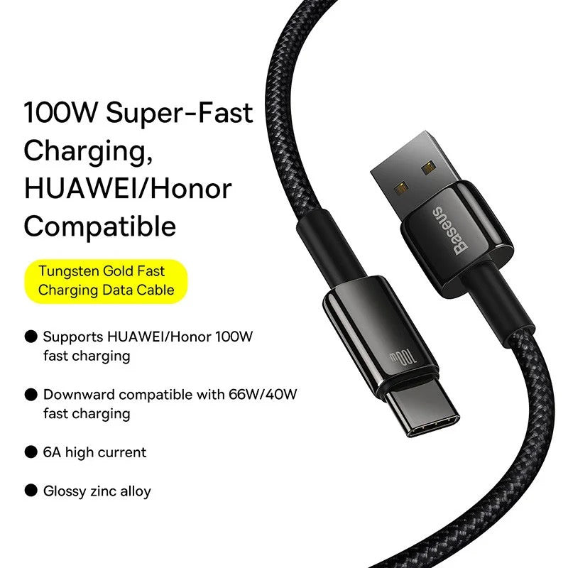 Baseus 100W USB Type C Cable For Samsung
