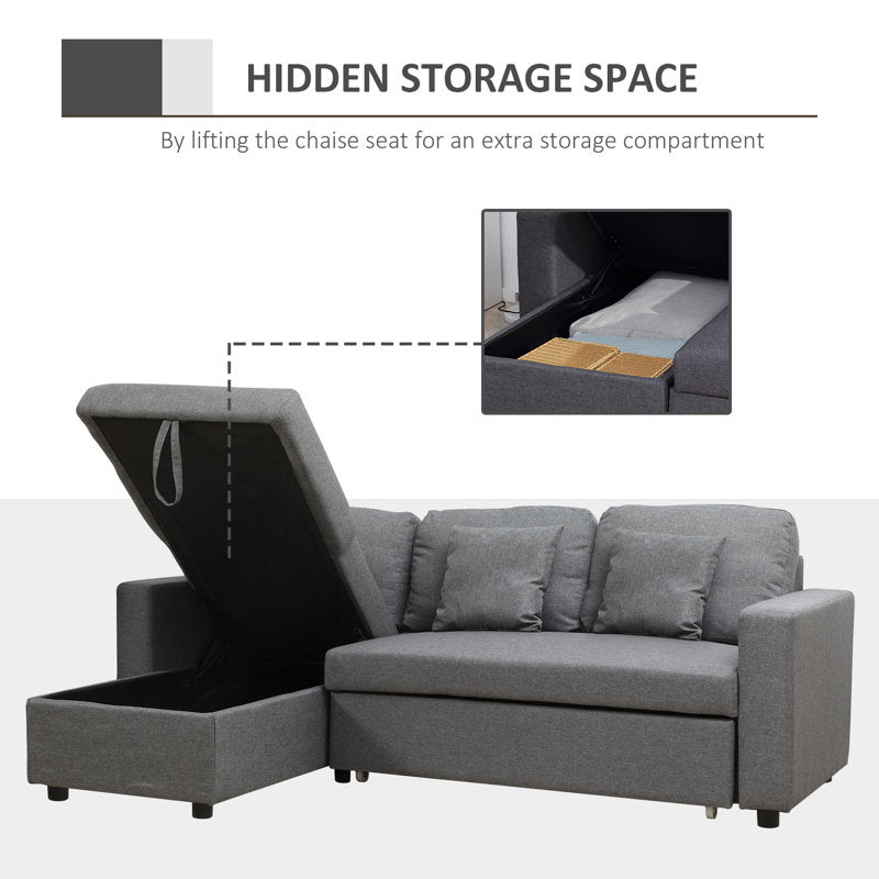 Koryn 2 - Piece Upholstered Corner Sofa