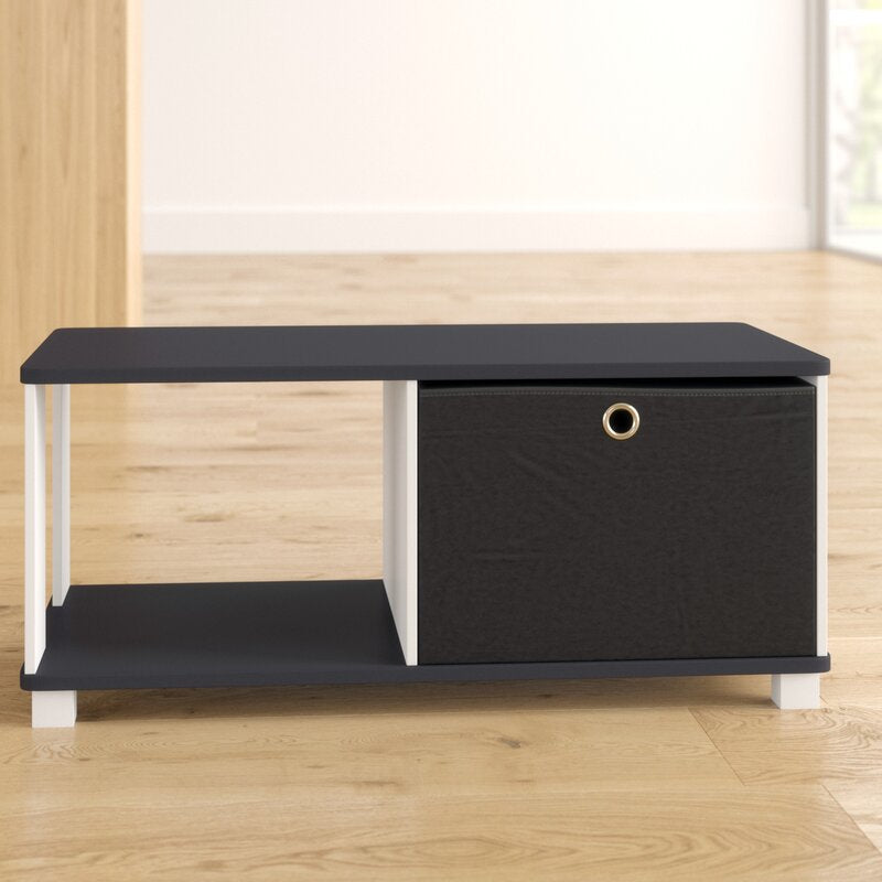 Barkman Coffee Table with Fabric Bin Storage