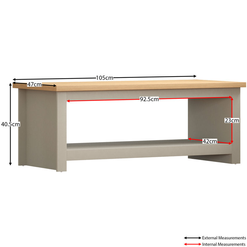 Beacsfield Sled Coffee Table with Storage
