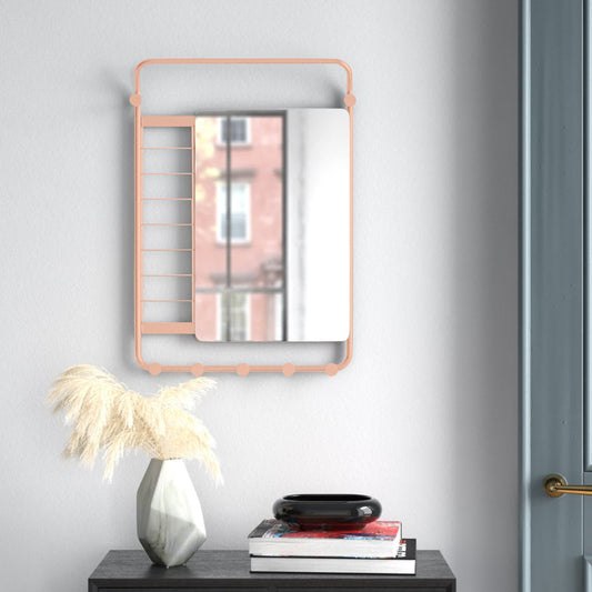 Furness Rectangle Metal Wall Mirror
