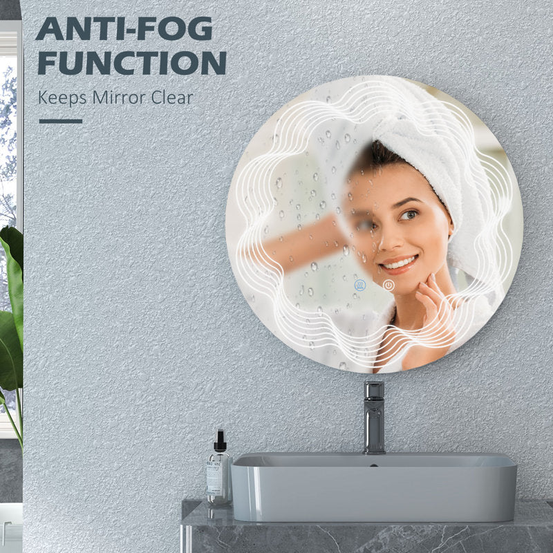 Bleddyn Round Metal Wall Mirror