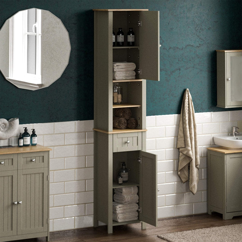 Milano Freestanding Tall Bathroom Cabinet