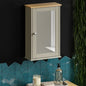 Milano 34mm W 53mm H Wall Mount Medicine Cabinet with Mirror and 2 Fixed Shelves