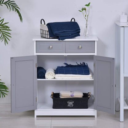 DeMontfort 60cm W x 75cm H x 30cm D Free Standing Bathroom Cabinet