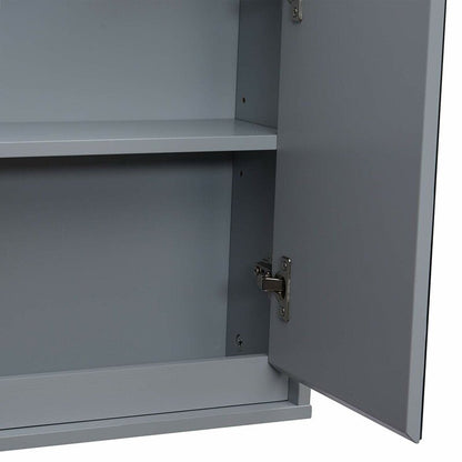 Breault 480mm W 450mm H Surface Framed Medicine Cabinet with Mirror and 1 Adjustable Shelf