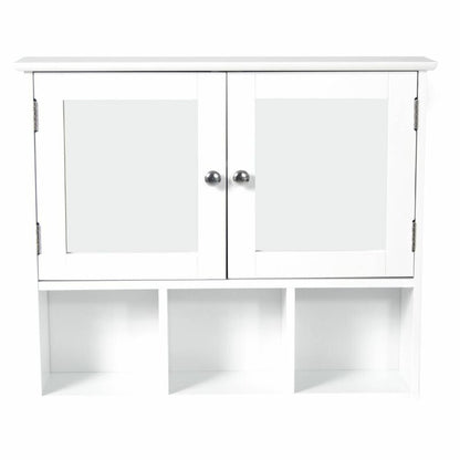 Milano 60mm W 50mm H Surface Frameless Medicine Cabinet with Mirror and 1 Adjustable Shelf