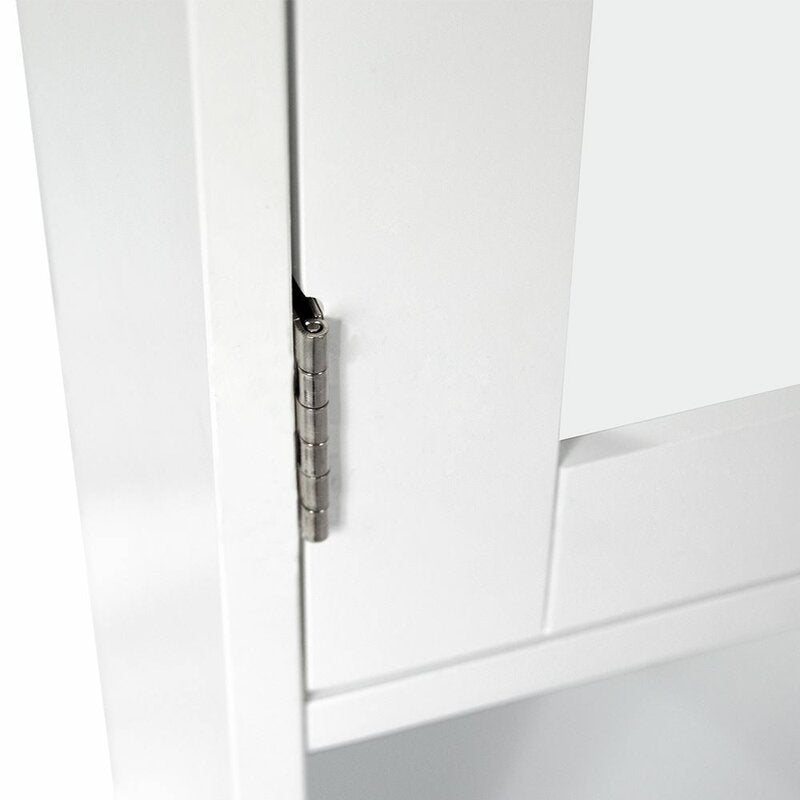 Milano 60mm W 50mm H Surface Frameless Medicine Cabinet with Mirror and 1 Adjustable Shelf