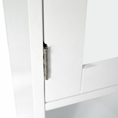 Milano 60mm W 50mm H Surface Frameless Medicine Cabinet with Mirror and 1 Adjustable Shelf