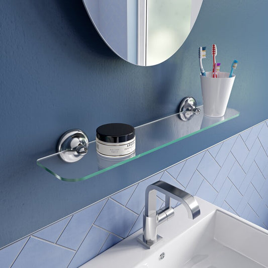 Glass Shelf With Brackets