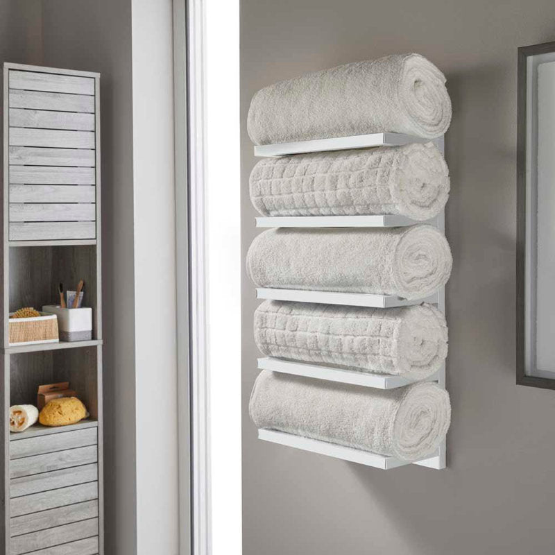 5 Tier Wall Mounted Towel Rack