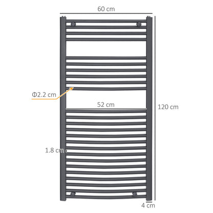 Akers Flat Panel Towel Rail Electric Heated Towel Rails