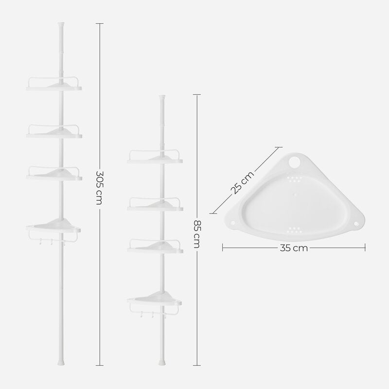 Studdard Tension Pole Shower Caddy