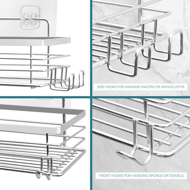 Maez Adhesive Mount Shower Caddy
