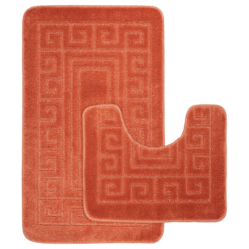 Luxury Greek 2 Piece Bath Rug Set