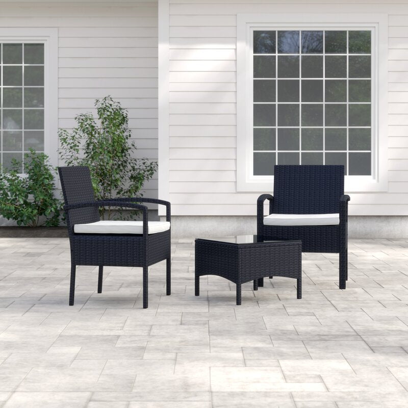 Rossford 2 - Person Outdoor Seating Group with Cushions