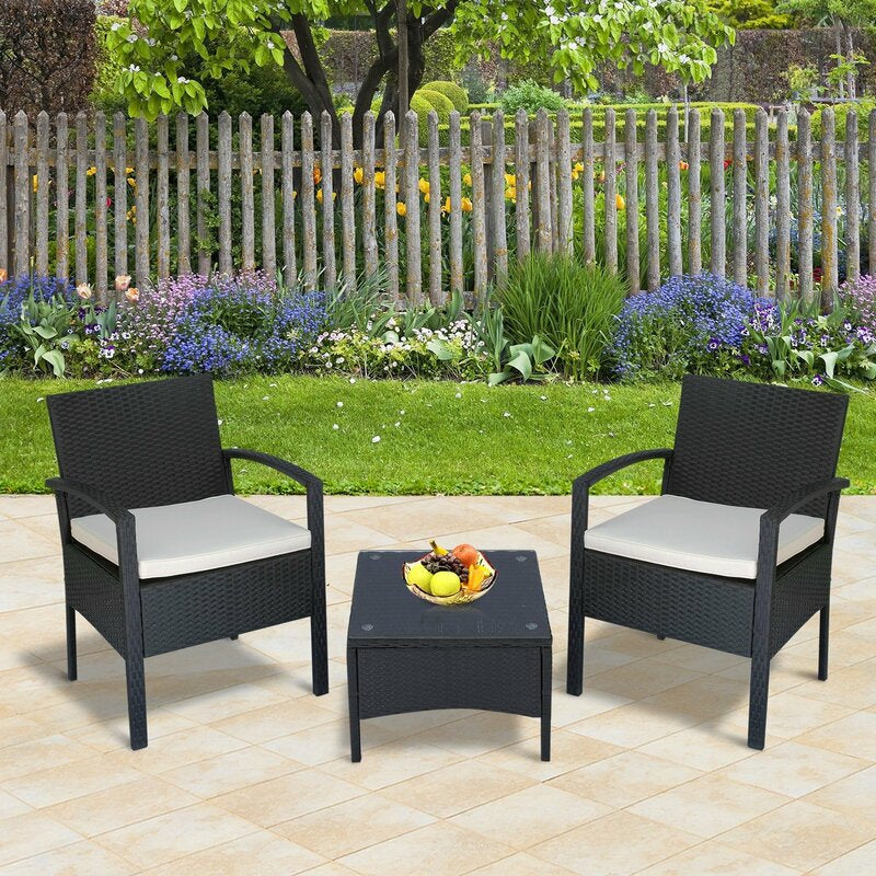 Rossford 2 - Person Outdoor Seating Group with Cushions