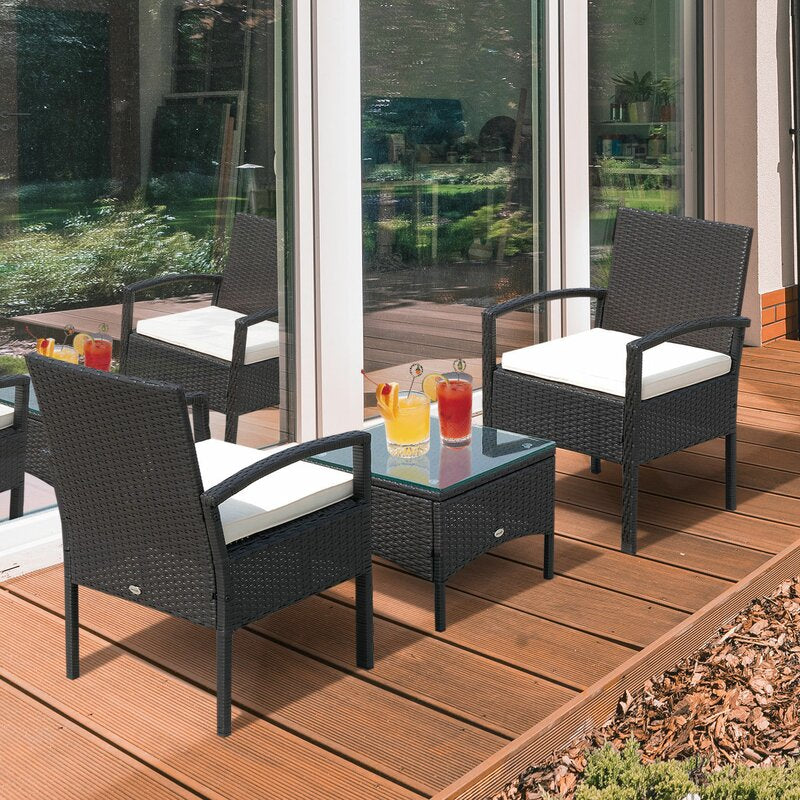Rossford 2 - Person Outdoor Seating Group with Cushions