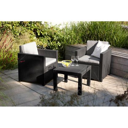 Victoria 2 Seat Balcony Set with Cushions