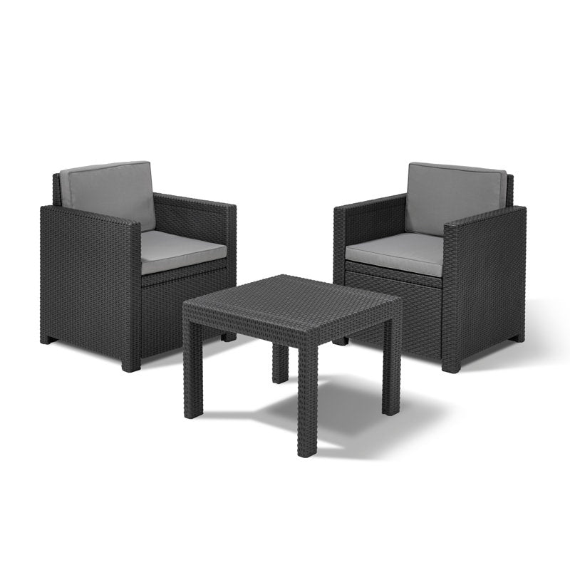 Victoria 2 Seat Balcony Set with Cushions