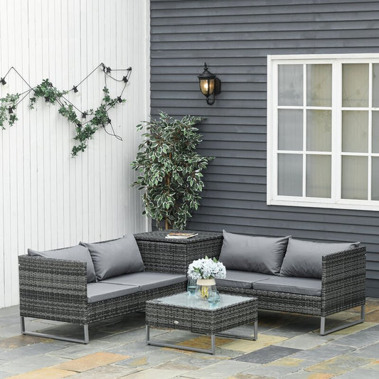 Keana 4 - Person Outdoor Seating Group with Cushions